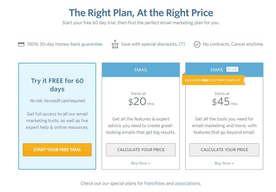 Constant Contact Pricing